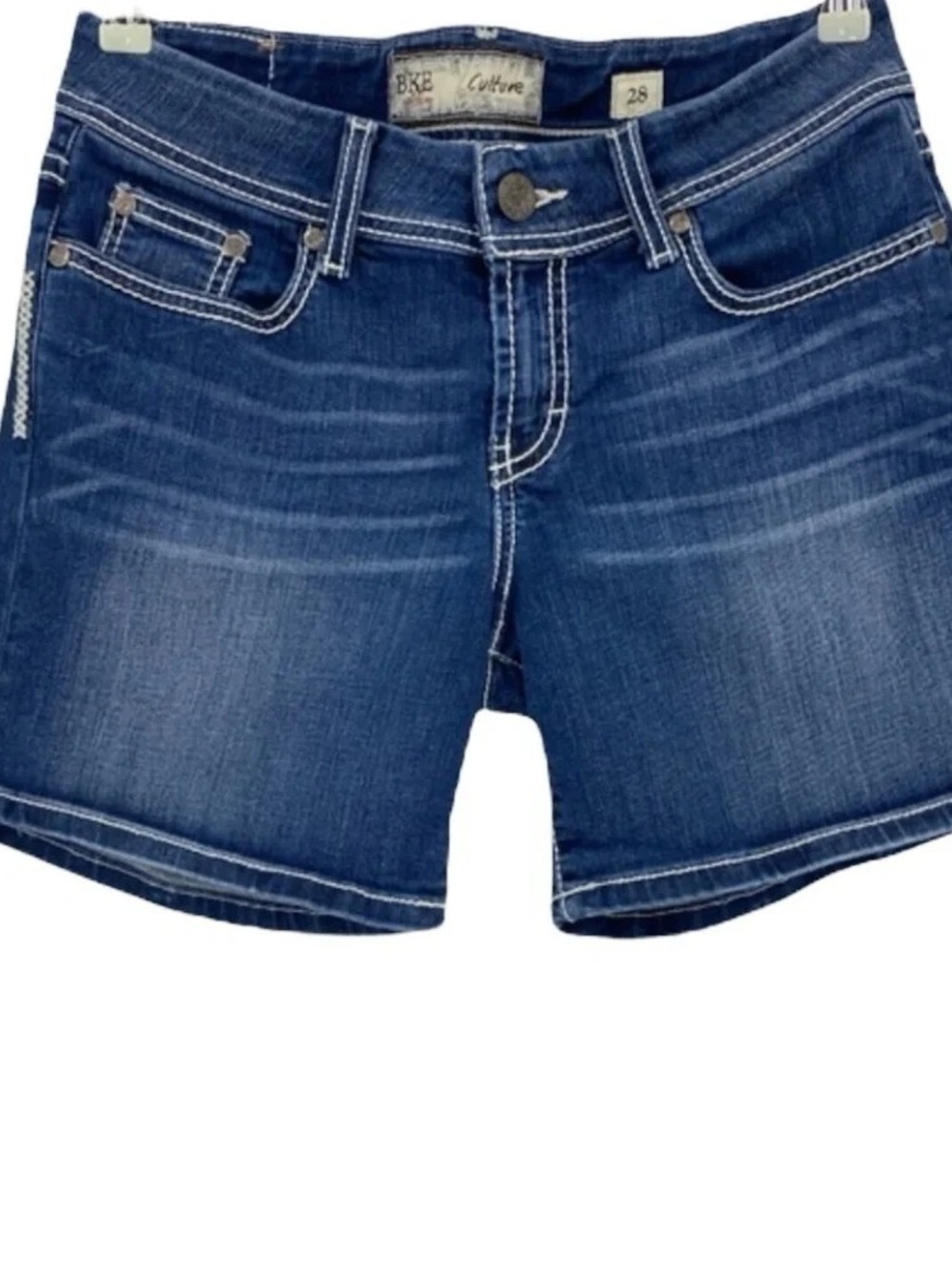 BKE Women's Blue Denim Jean Shorts